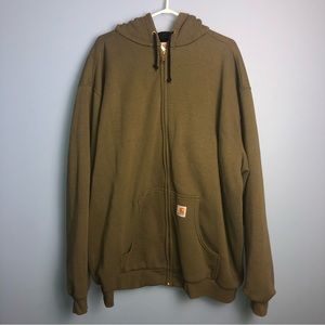 Carhartt Green Men’s 3XL Tall Zip Up Hoodie